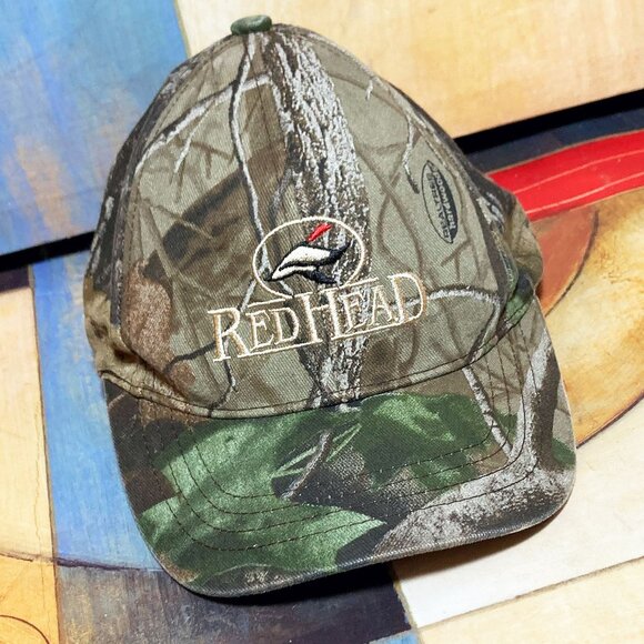 RED HEAD KID'S CAMOUFLAGE TODDLER BALL CAP HAT ADJUSTABLE SNAPBACK STRAP HUNTING - Picture 3 of 6